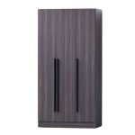 SHEILA 2 & 3 Door Wardrobe-Grey Oak - Image 3