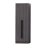 SHEILA 2 & 3 Door Wardrobe-Grey Oak - Image 4