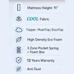 Silentnight SPINAL COOL 11 Inch Pocket Spring Mattress - Image 4