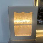 STUDIO 100cm LED Mirror Dressing Table Set-Cream - Image 8