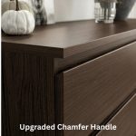 VESTA Premium Grade 6 Drawer Chest-Brown - Image 3