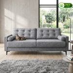 VODDER 3 Seater Pet Friendly Sofa-Grey
