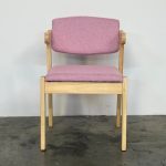 ZIDANCE Wooden Dining Chair-Pink - Image 4