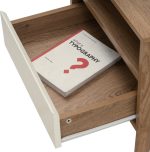 HIRADO 1 Drawer Bedside Table-Oak - Image 6