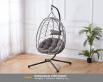 TROPICS Egg Shaped Hanging Swing Chair - Image 3
