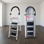 LAD48 Space Saver Ladder-White - Image 2