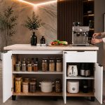 MIRAGE 120cm MICA Hardtop Kitchen Cabinet-White - Image 2