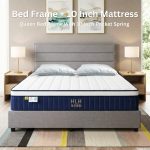 [Package] LINER Bed With 10 Inch Pocket Spring Mattress-Queen