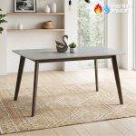 TADPOLE 150cm Sintered Stone Dining Table-Walnut