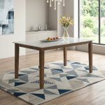 WILLOW 150cm Sintered Stone Dining Table-Walnut